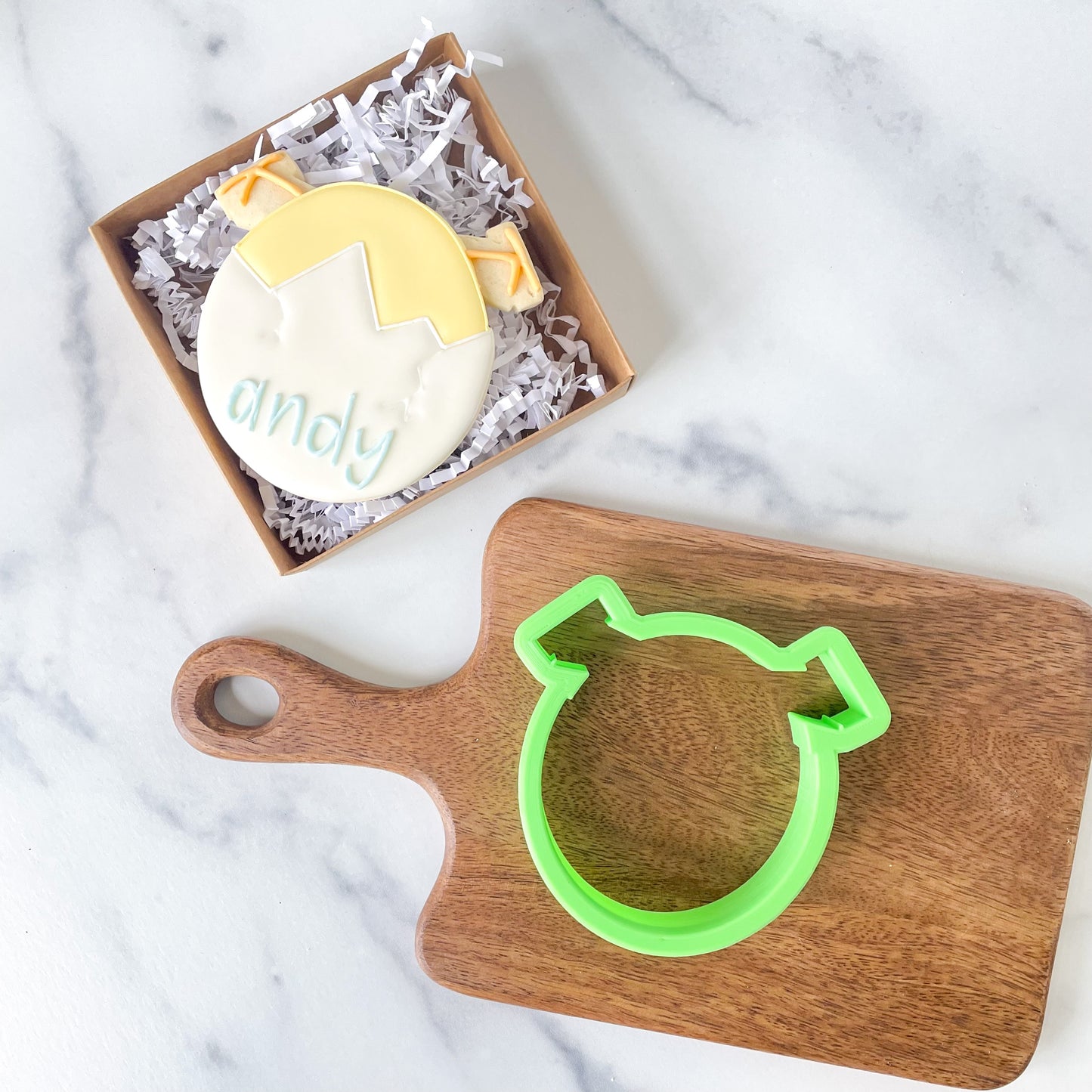 Hatching Chick Feet Cookie Cutter