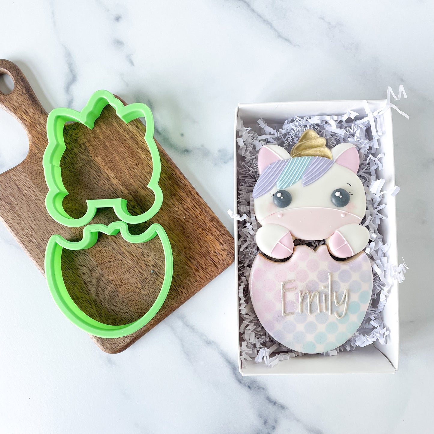 Unicorn Easter Egg Stacker Set of 2 Cookie Cutters