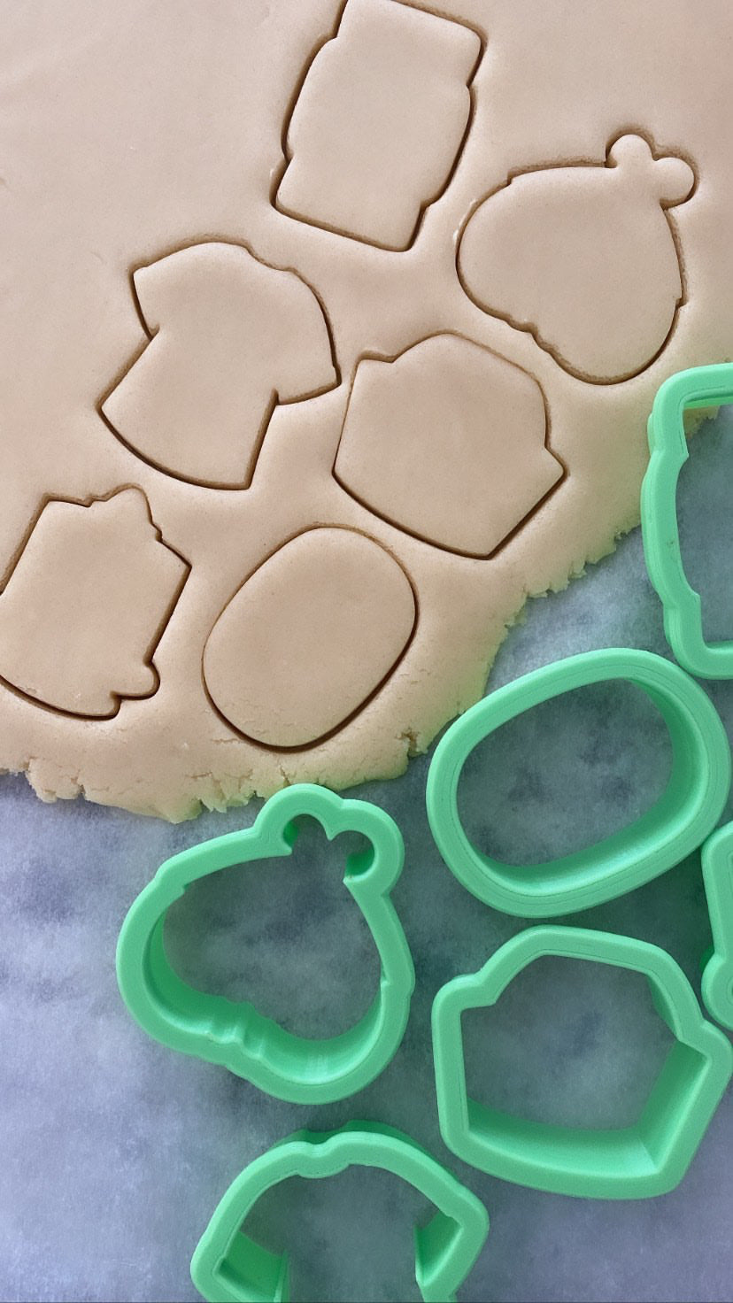 Mini Nursing Set of 6 Cookie Cutters