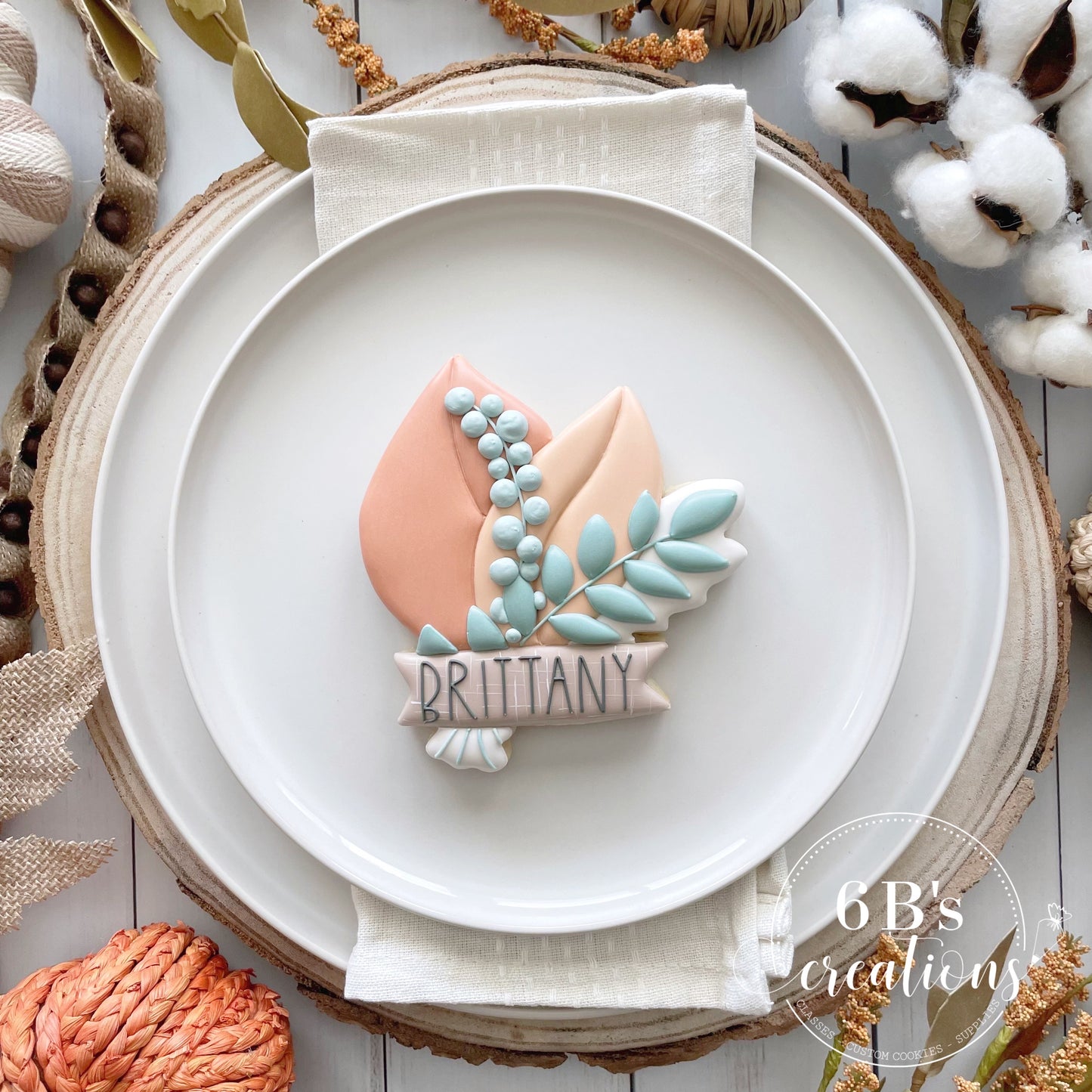 Leaf Place Setting Cookie Cutter