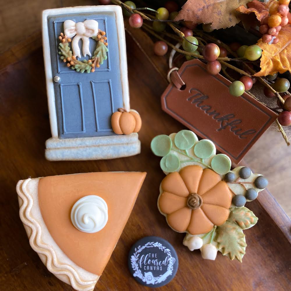 The Floured Canvas "Fall Ambiance" Class Set of 3 Cookie Cutters