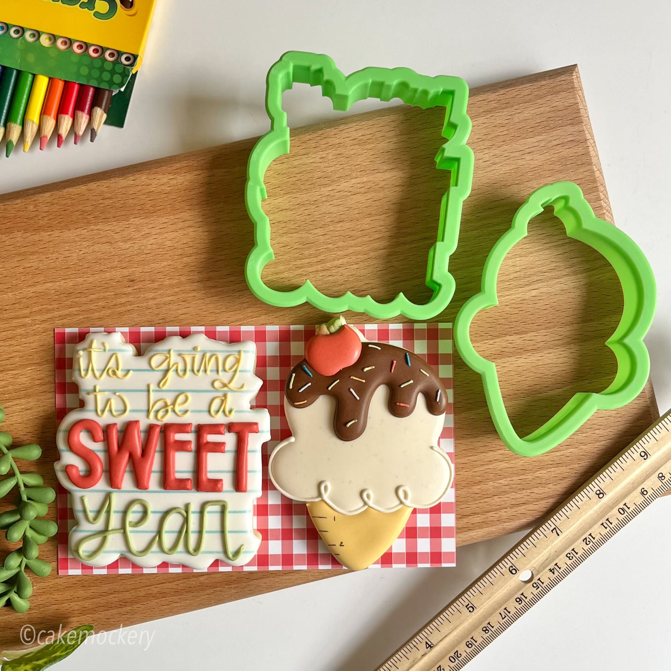 Sweet Year Cookie Cutter Set of 2