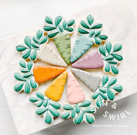Floral Carrot Cookie Cutter