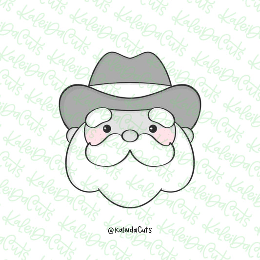 Santa Cowboy Cookie Cutter