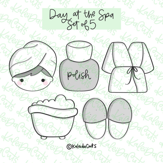 Mini Spa Set of 5 Cookie Cutter