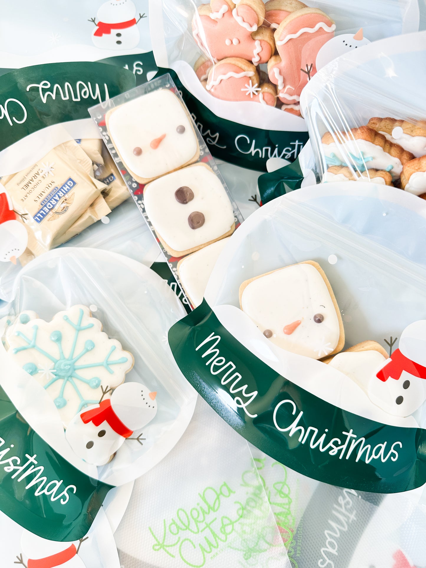 Snow Globe Cookie Bags - Pack of 25 Bags