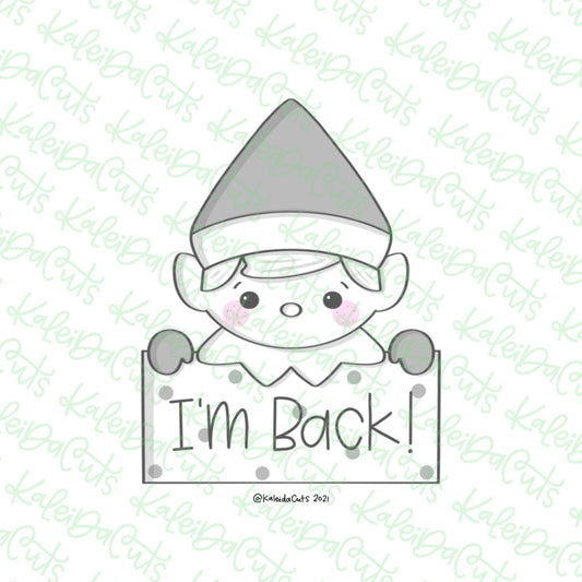 Classic Elf Solid Plaque Cookie Cutter