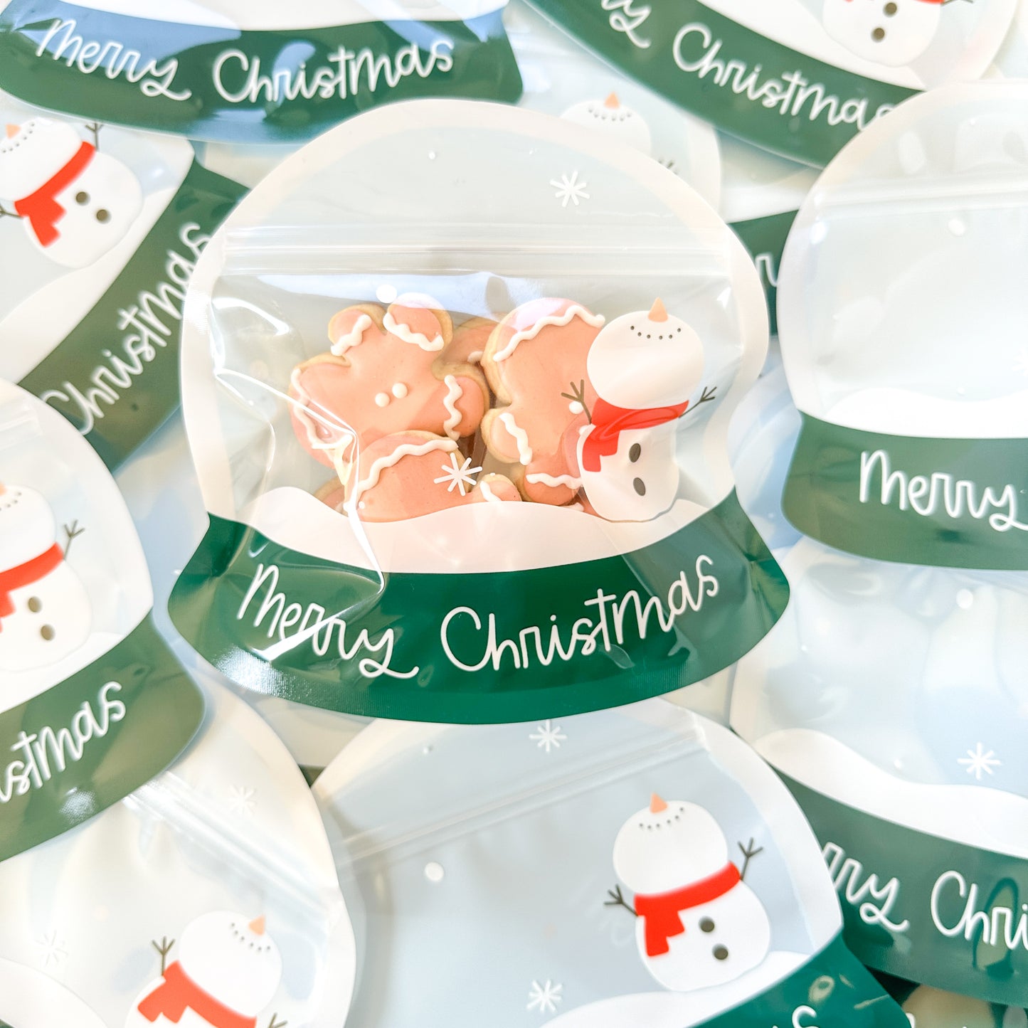 Snow Globe Cookie Bags - Pack of 25 Bags