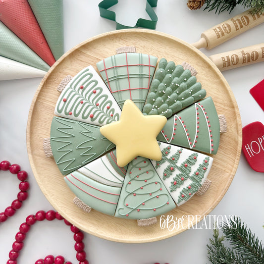 6 B's Creations (Teaching Partners) Tree Platter Set of 2 Cookie Cutters