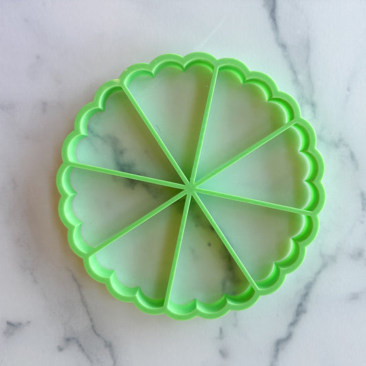 Scallop Multi Slice Pie Cutter 9" Round