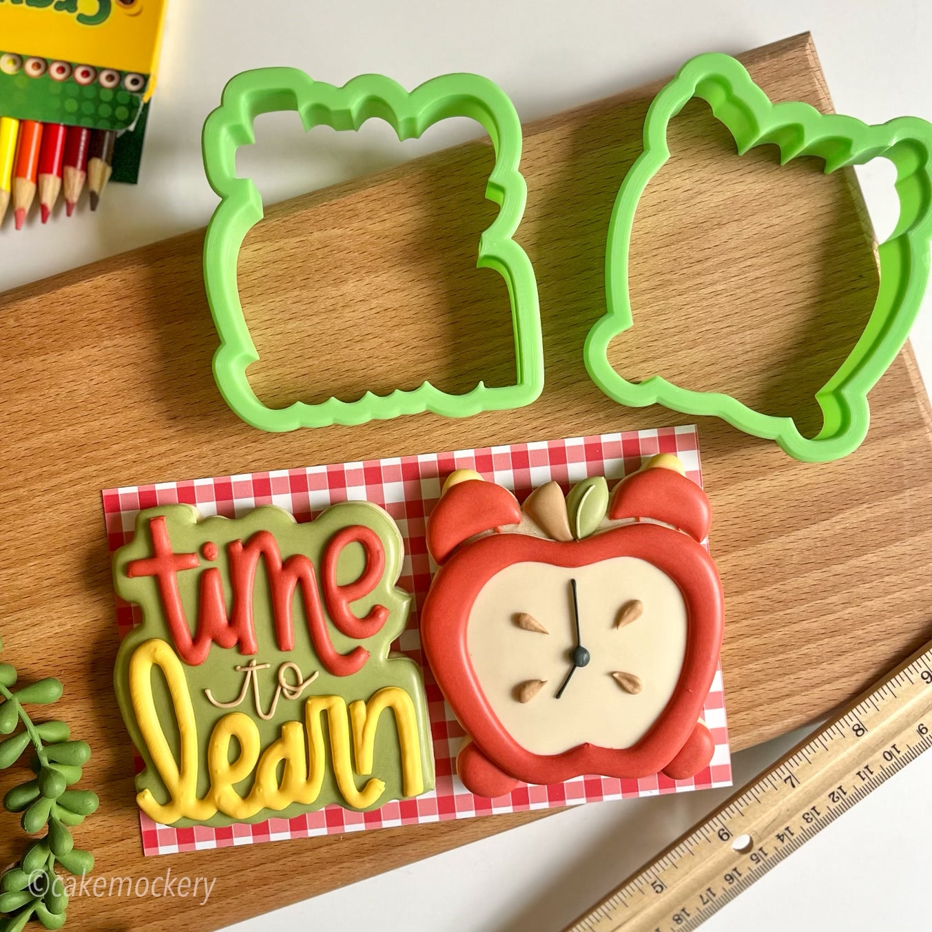 Time to Learn Cookie Cutter Set of 2