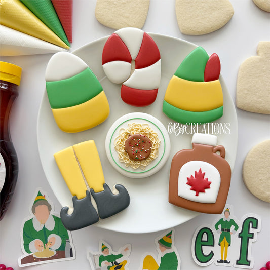 6 B's Creations (Teaching Partners) Elf 2026 Set of 6 Cookie Cutters