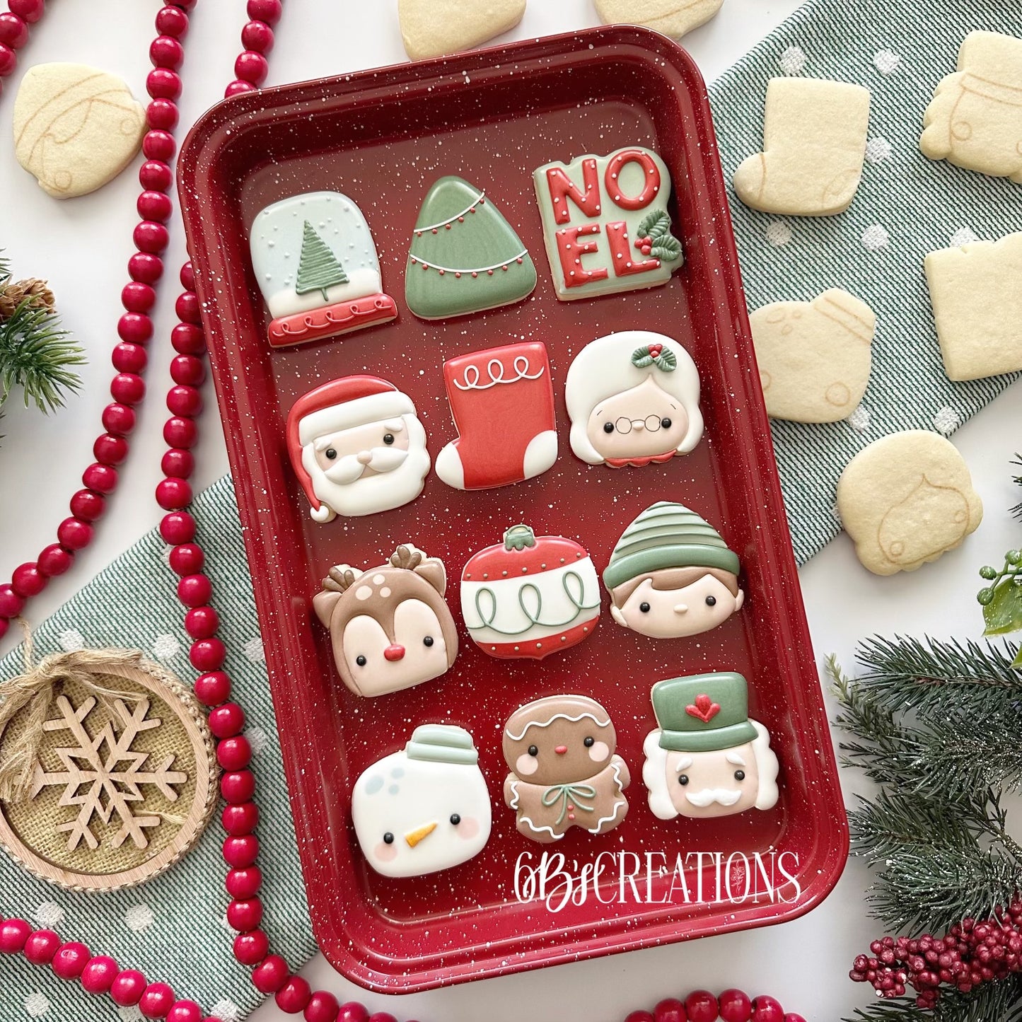 Chunky Christmas Cookie Cutter Set of 12