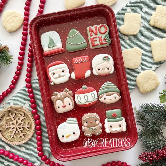 Chunky Christmas Cookie Cutter Set of 12