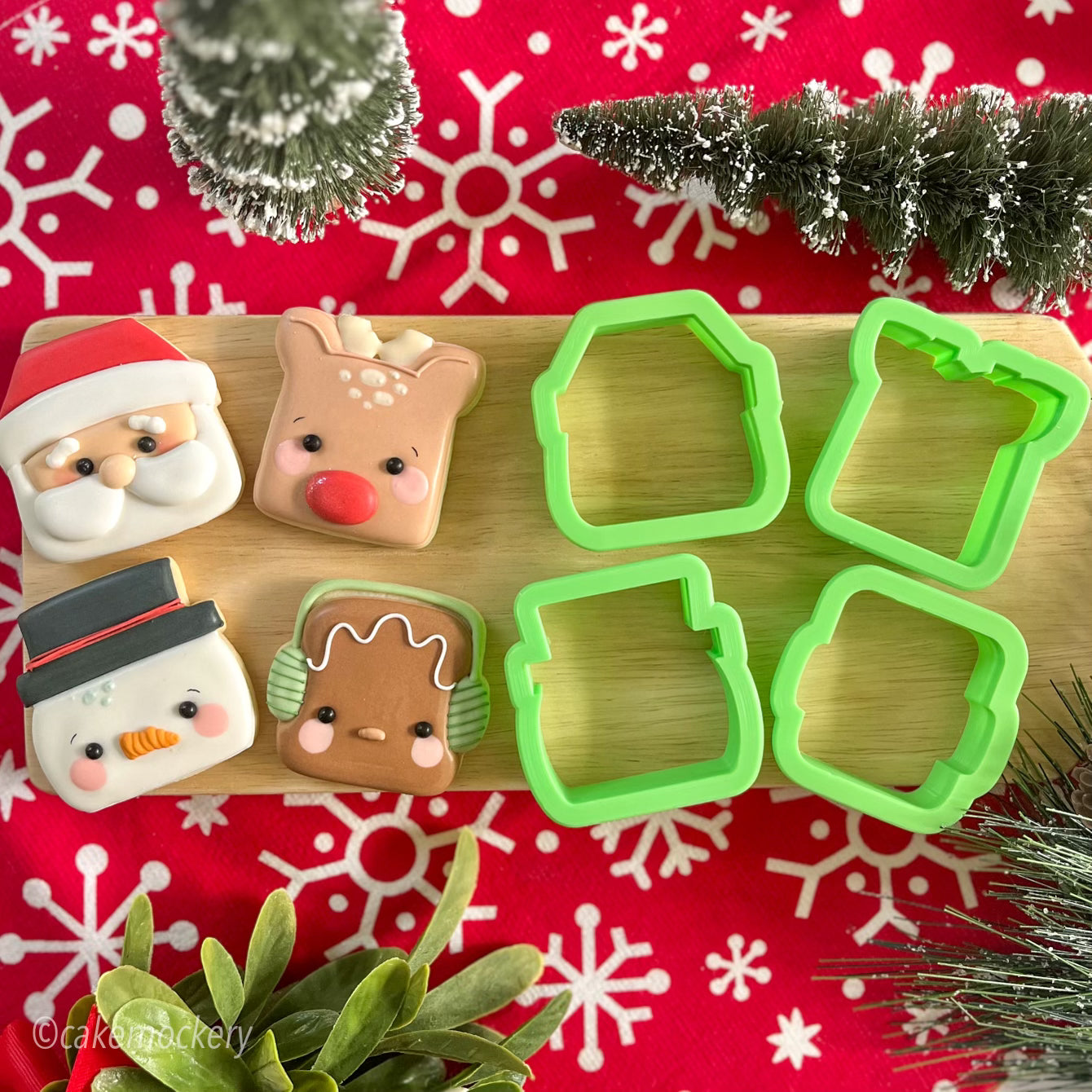 Jolly Squares Cookie Cutter Set of 4