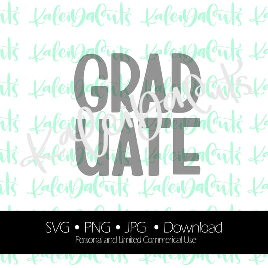 Grad Plaque Digital Download.