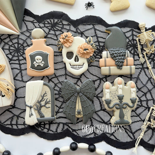 6 B's Creations (Teaching Partners) Haunted Library 2026 Set of 6 Cookie Cutters