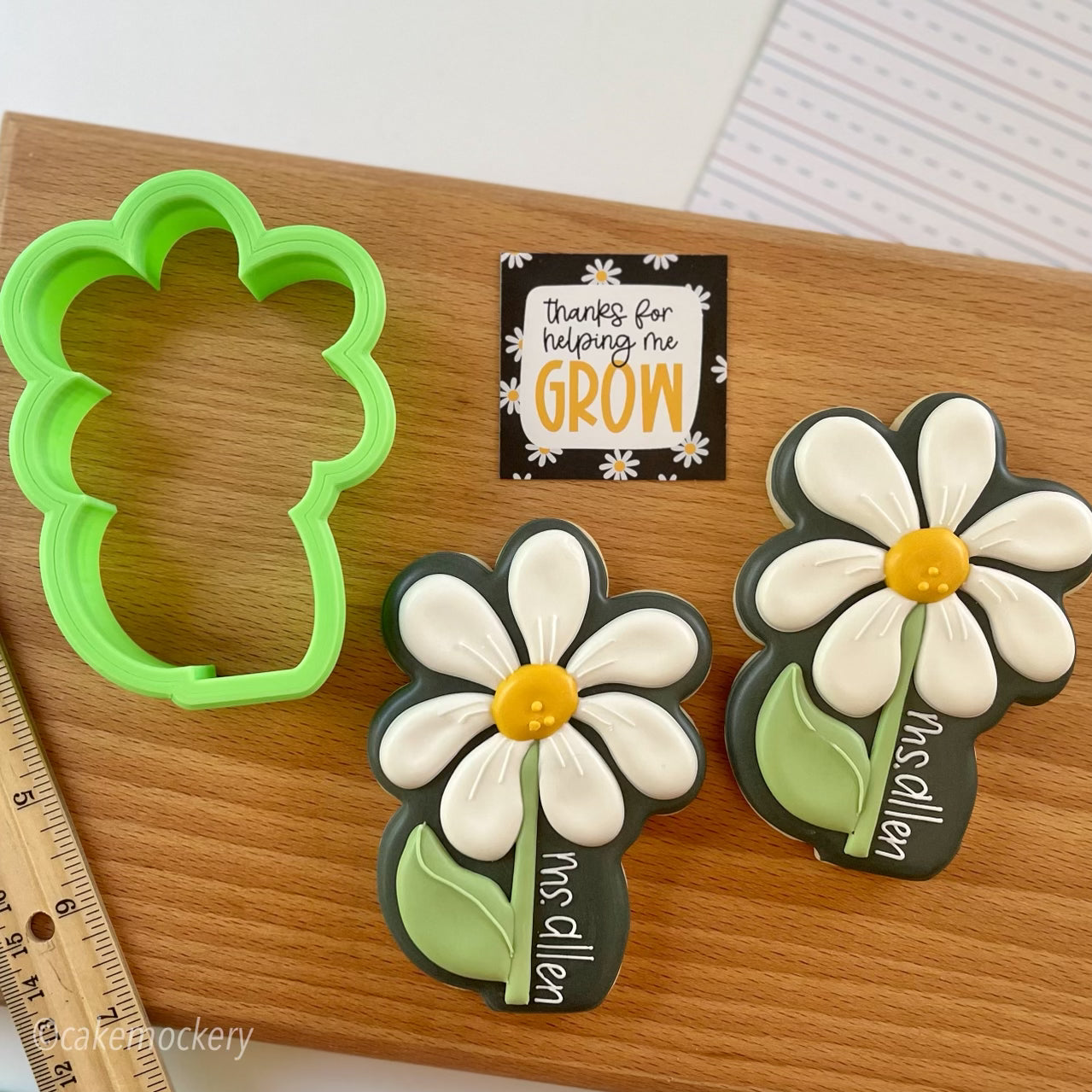 Whimsy Flower Name Stem Cookie Cutter