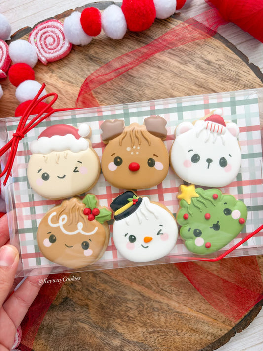 Christmas Dumplings Cookie Cutter Set of 6