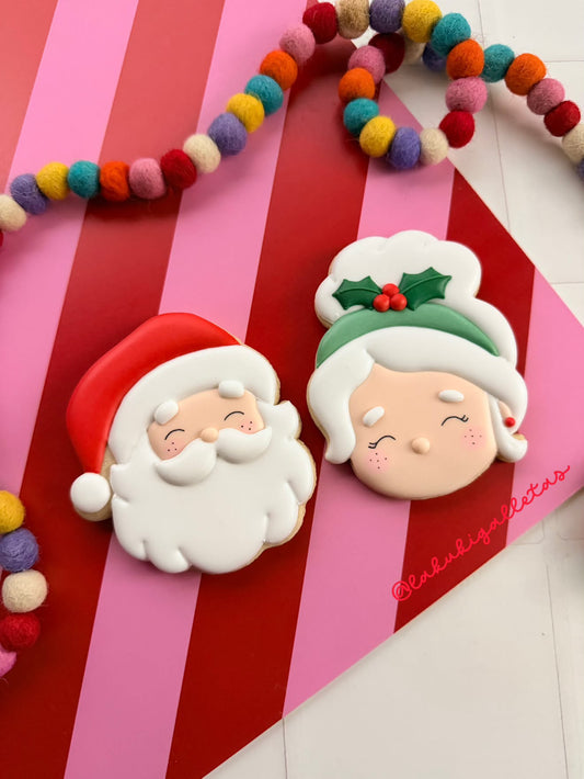 Claus Couple 2026 Cookie Cutter Set of 2