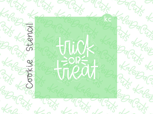 Trick or Treat 2023 Stencil