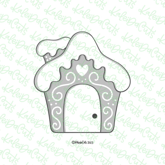 Gingy Village House Cookie Cutter