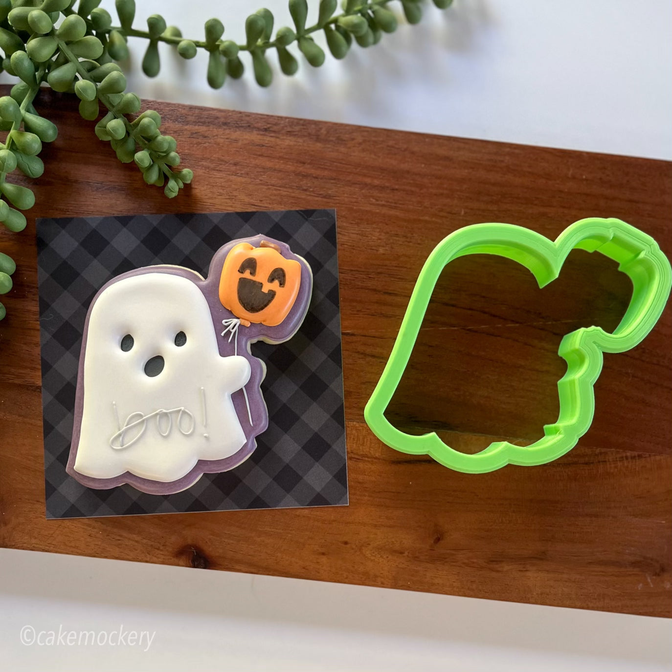 2023 Ghost Pumpkin Balloon Cookie Cutter