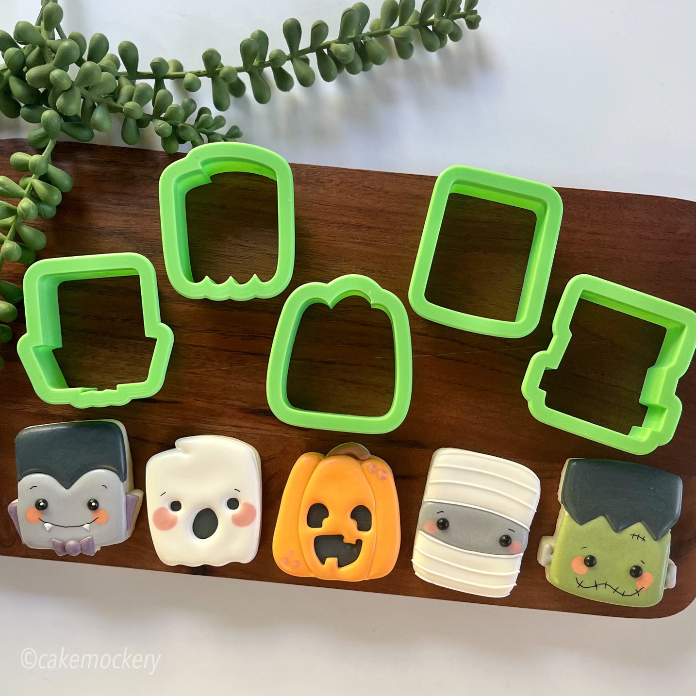 Spooky Squares Cookie Cutter Set of 5