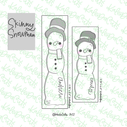 Skinny Snowman Cookie Cutter