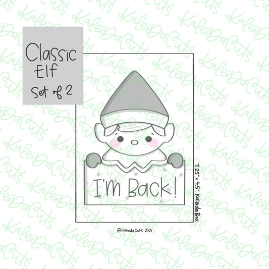 Classic Elf Set of 2 Cookie Cutters