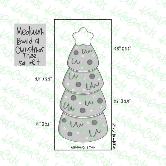 Build a Christmas Tree Set - 4 Cookie Cutters