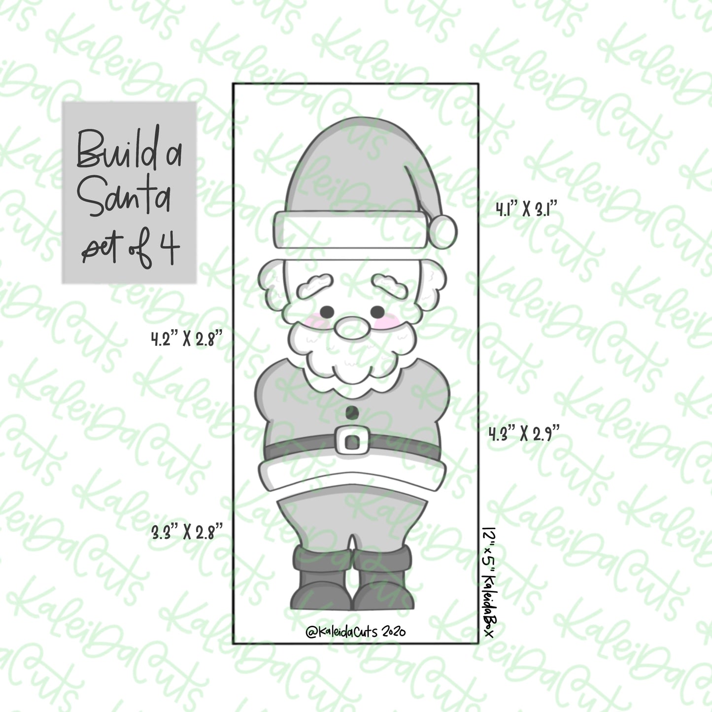 Build a Santa Set - 4 Cookie Cutters