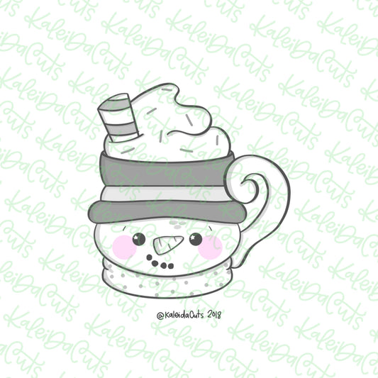 Snowman Mug Cookie Cutter