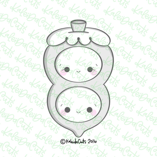 Pea Pod Cookie Cutter