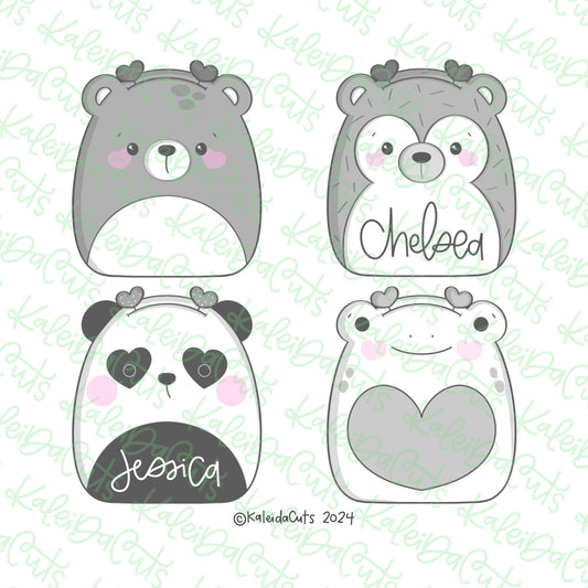 Bear Love Plush Cookie Cutter