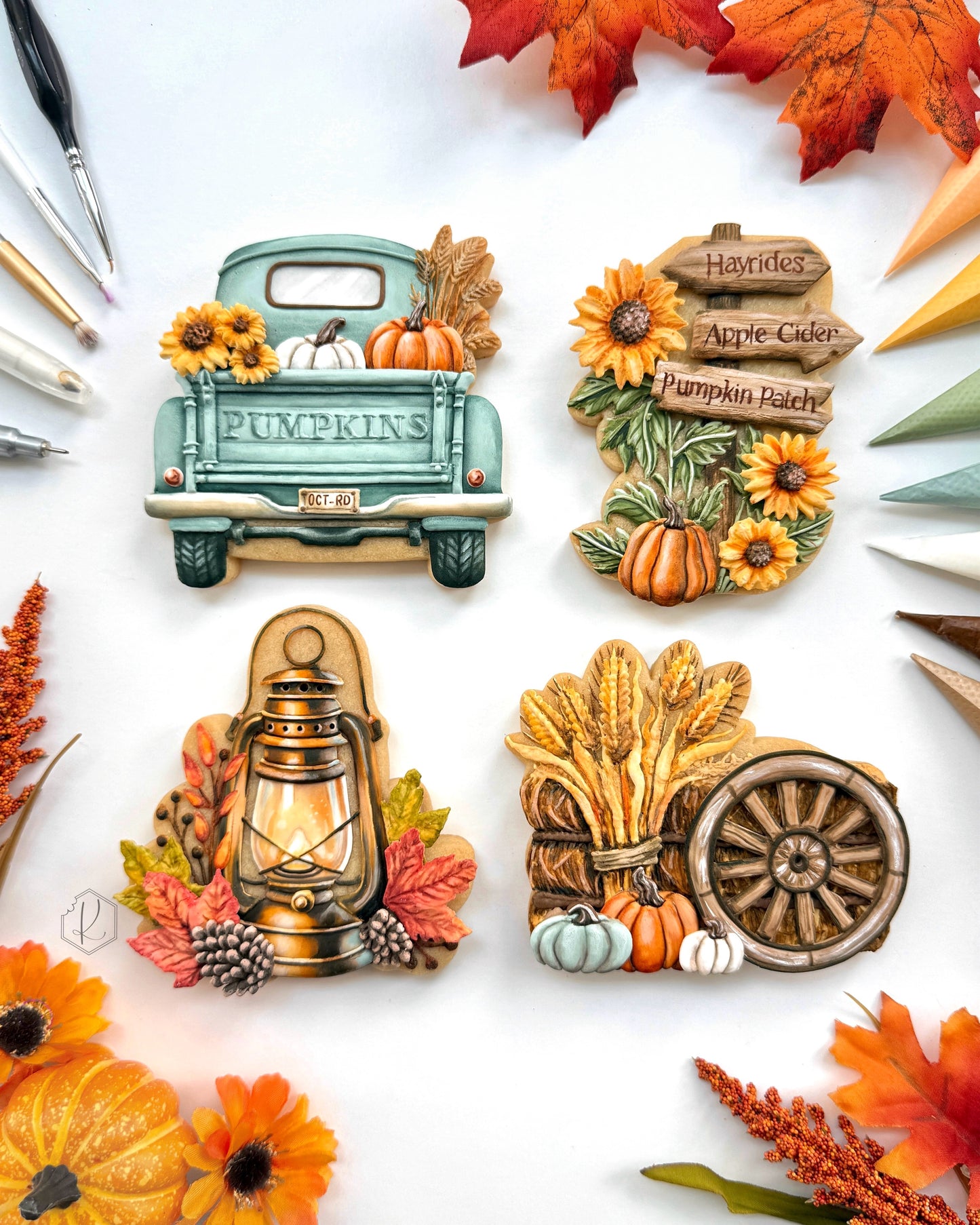 October Road” Kookie Class Cookie Cutter Set of 4