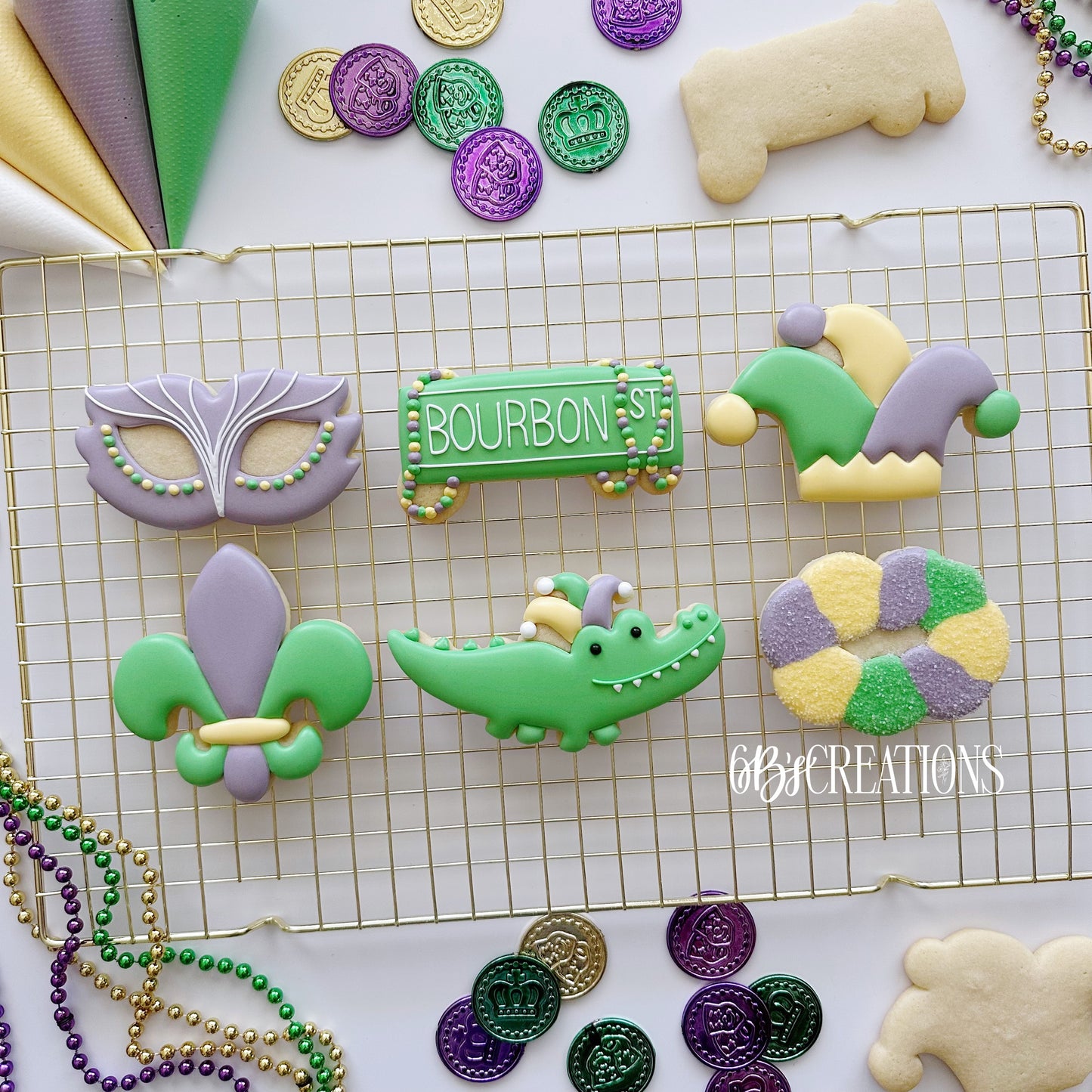 6 B's Creations (Teaching Partners) Mardi Gras 2026 Set of 6