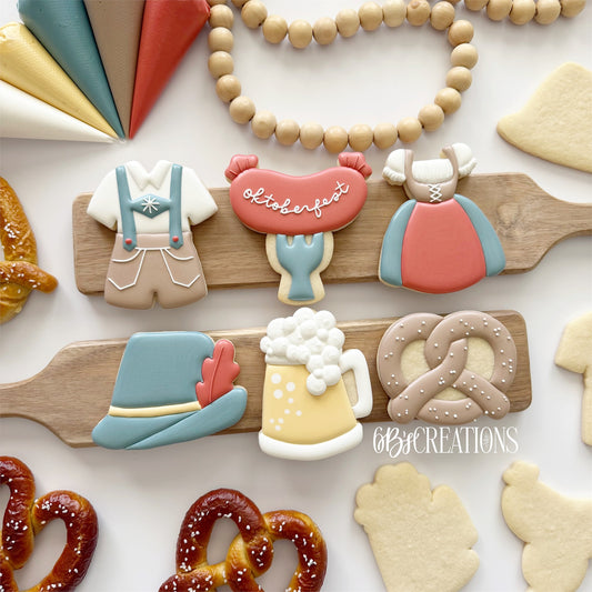 6 B's Creations (Teaching Partners) Oktoberfest 2026 Set of 6 Cookie Cutters