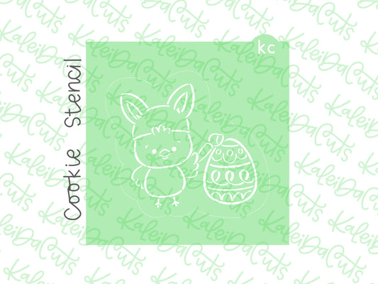 PYO Chick Painting Stencil