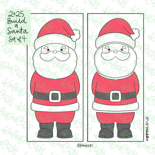 2025 Build a Santa Cookie Cutters Set of 4