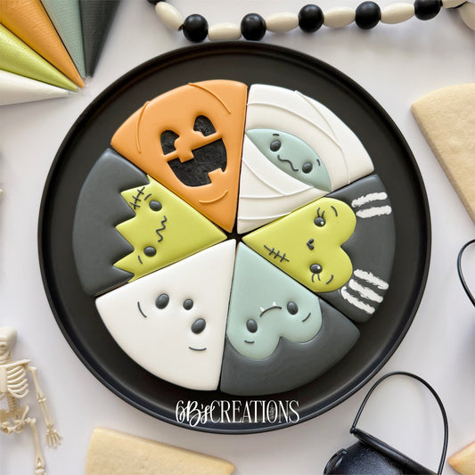 6 B's Creations (Teaching Partners) Squad Ghouls Platter 2026 Cookie Cutter