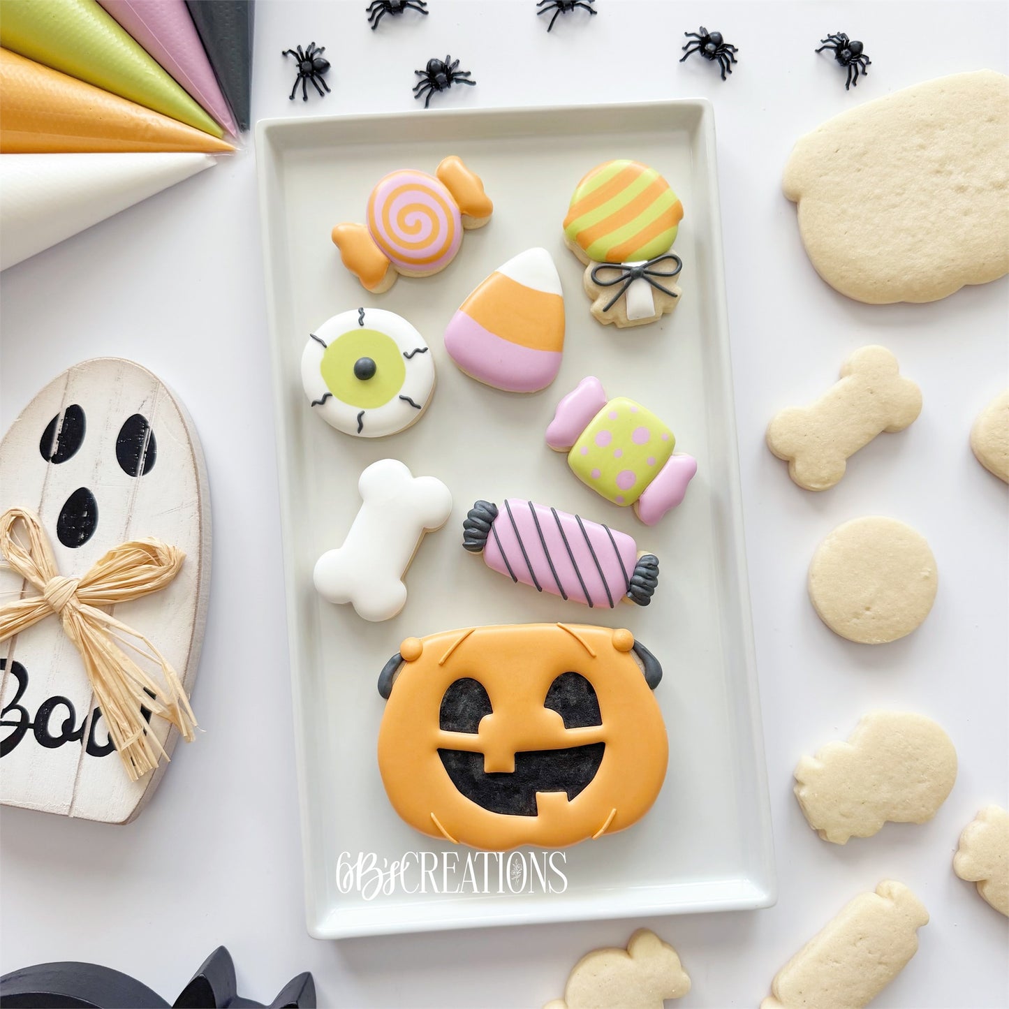6 B's Creations (Teaching Partners) Trick or Treat 2026 Set of 8 Cookie Cutters