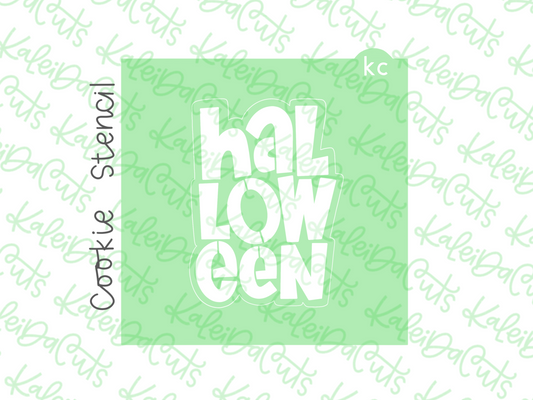 Halloween Plaque 2024 Stencil