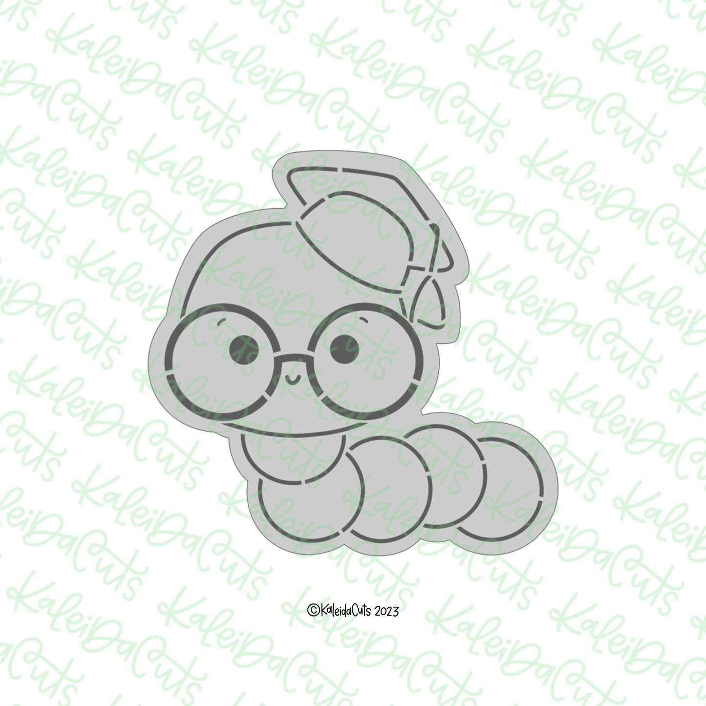 Grad Worm Cookie Cutter