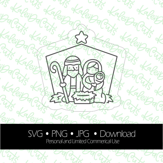 PYO Nativity Scene Digital Download