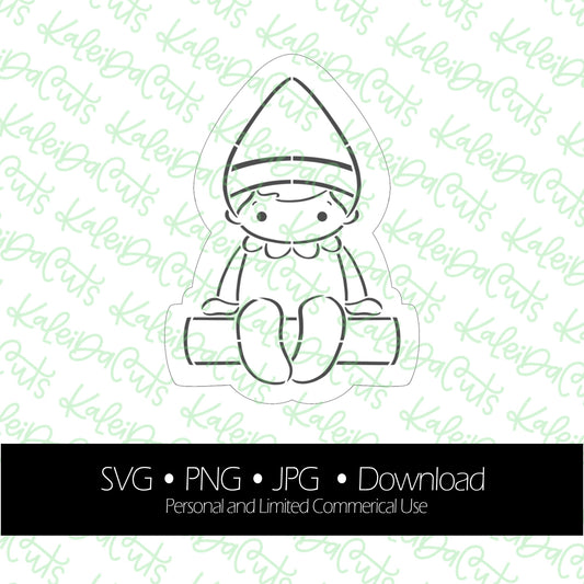 PYO Sitting Elf Digital Download
