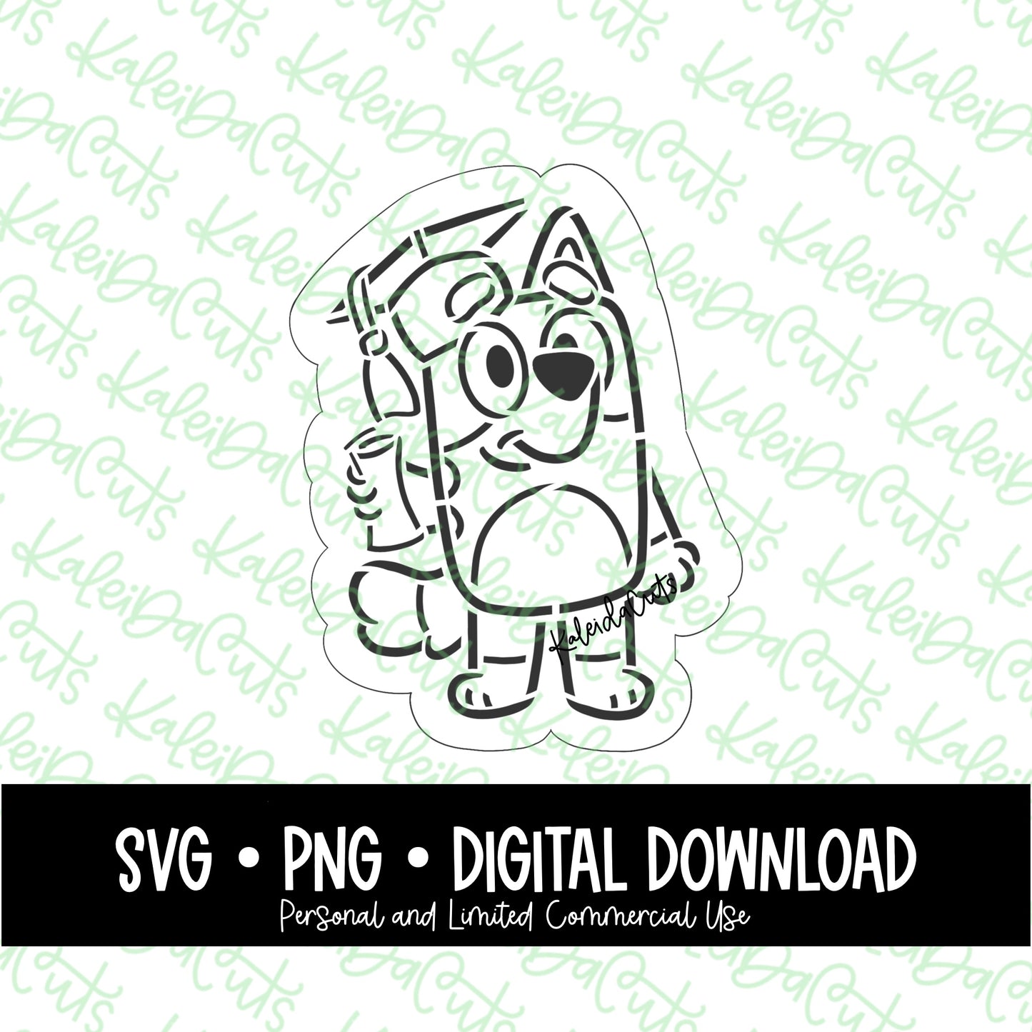 PYO Blue Pup Graduate Digital Download