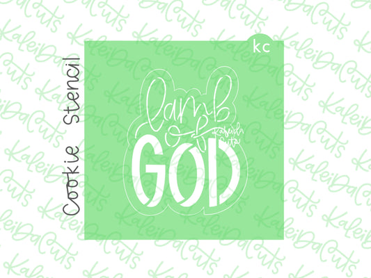 Lamb of God Stencil