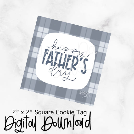 Happy Father's Day - 2x2 Square - Digital Download