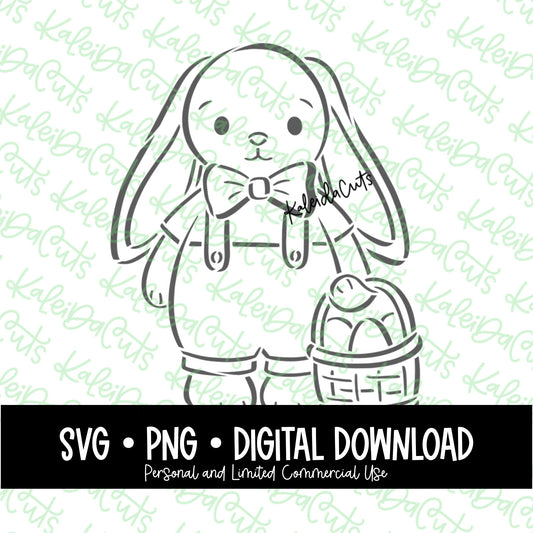 PYO Vintage Boy Bunny Digital Download